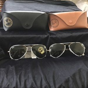 Ray ban aviator glasses